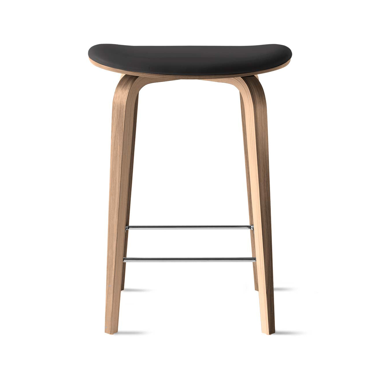 Under Counter Upholstered Wood Stool