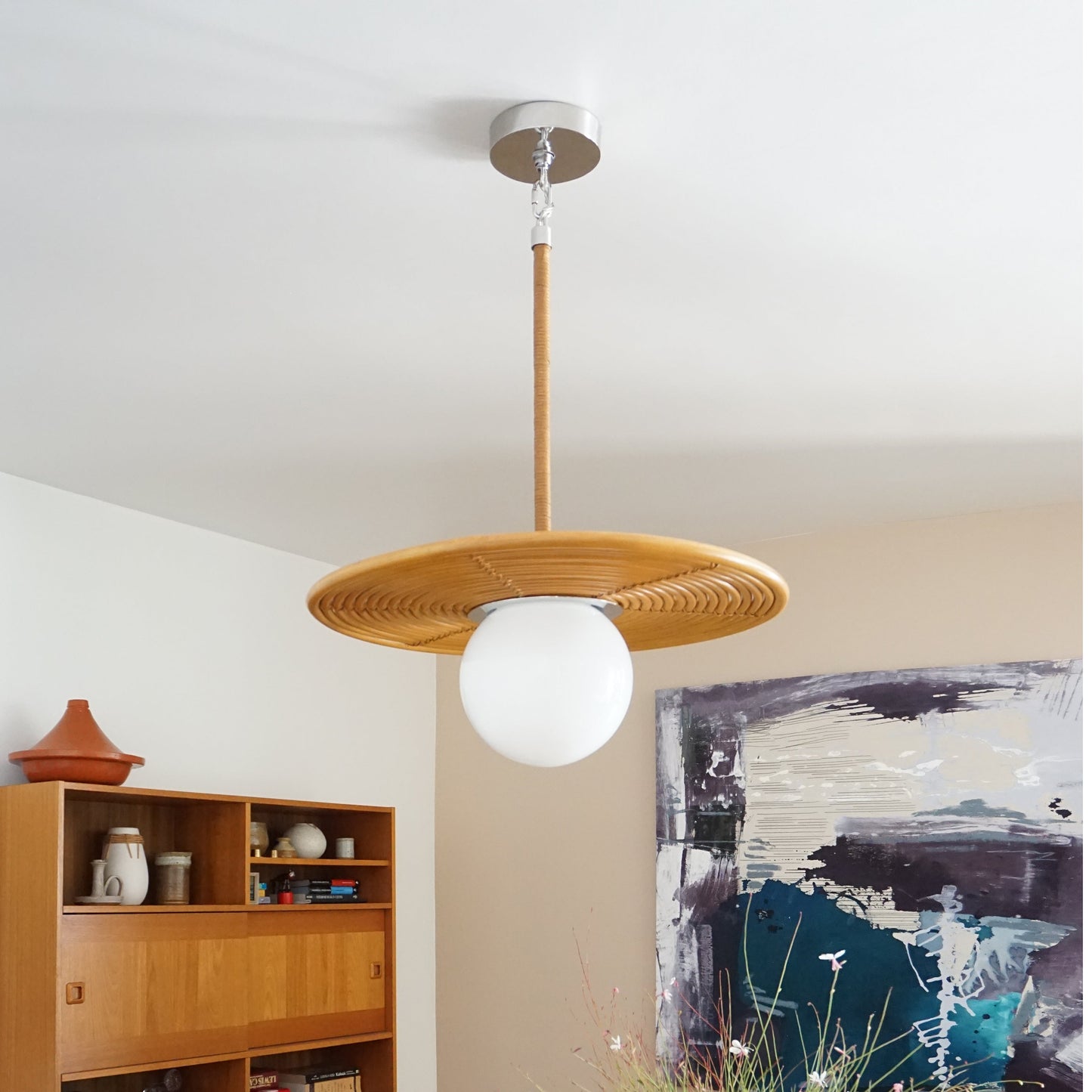 Hula Hoop Pendant Light