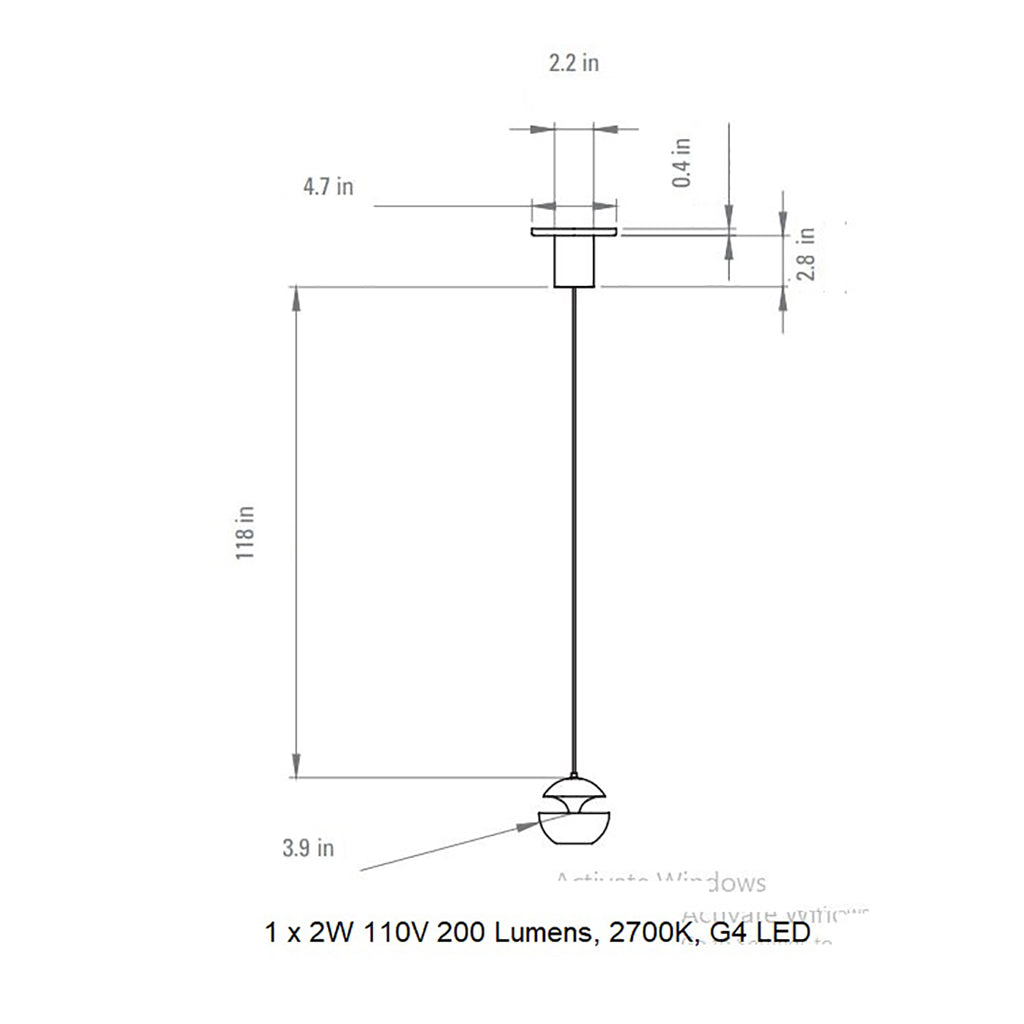 Here Comes The Sun Mini Pendant Light