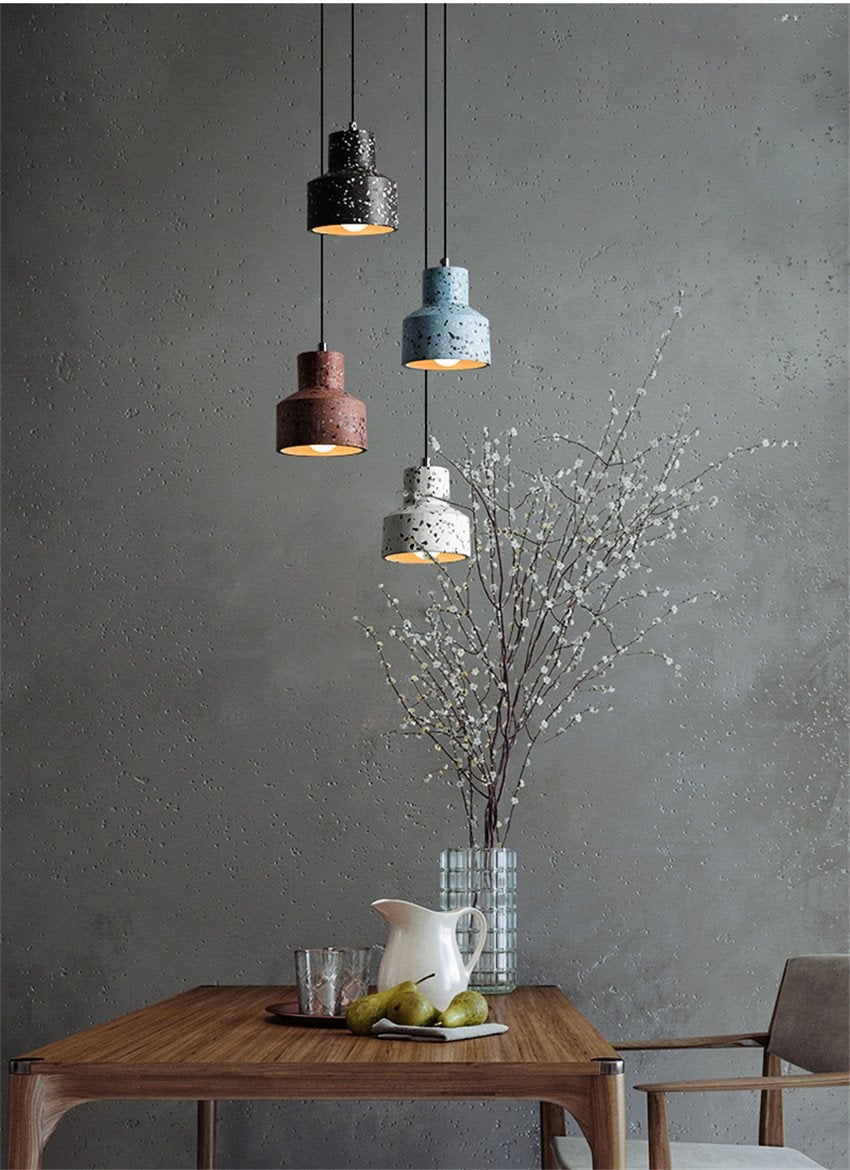 Kaja Cement Textured Pendant Light 