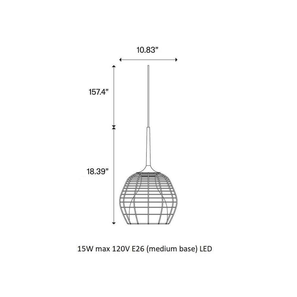 Cage Pendant Light