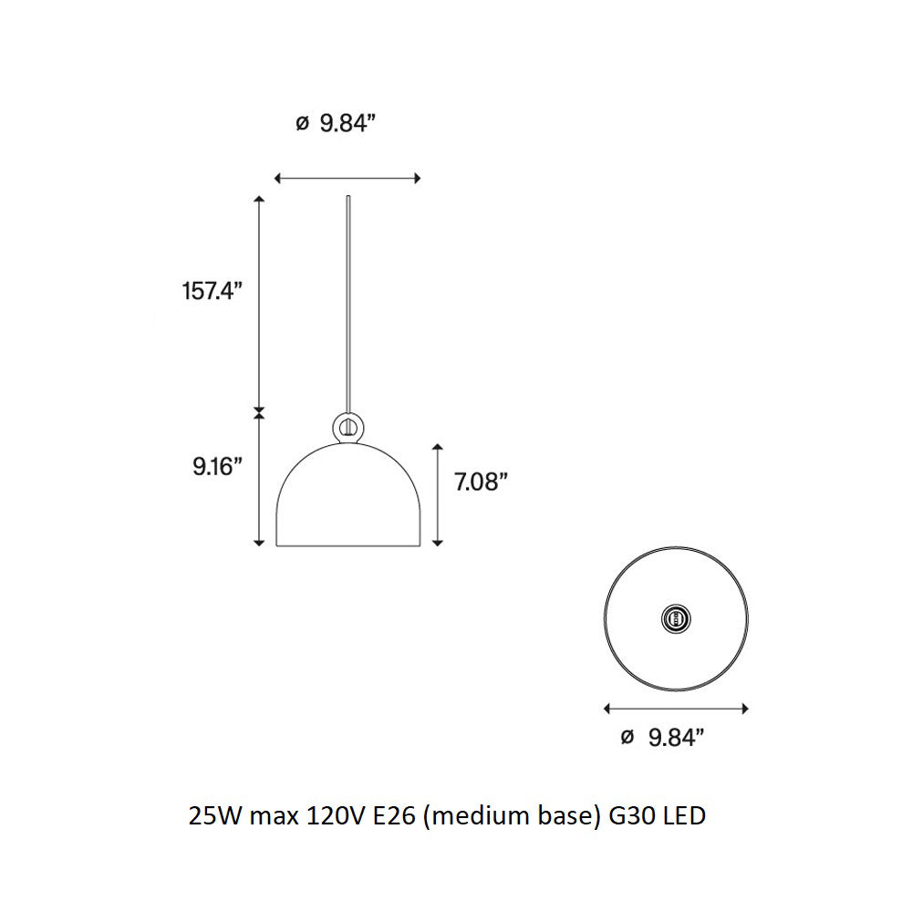 Urban Concrete Pendant Light