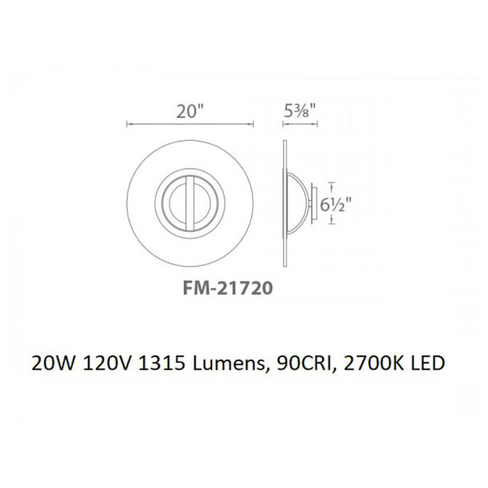 Elektron LED Convertible Semi Flush Mount