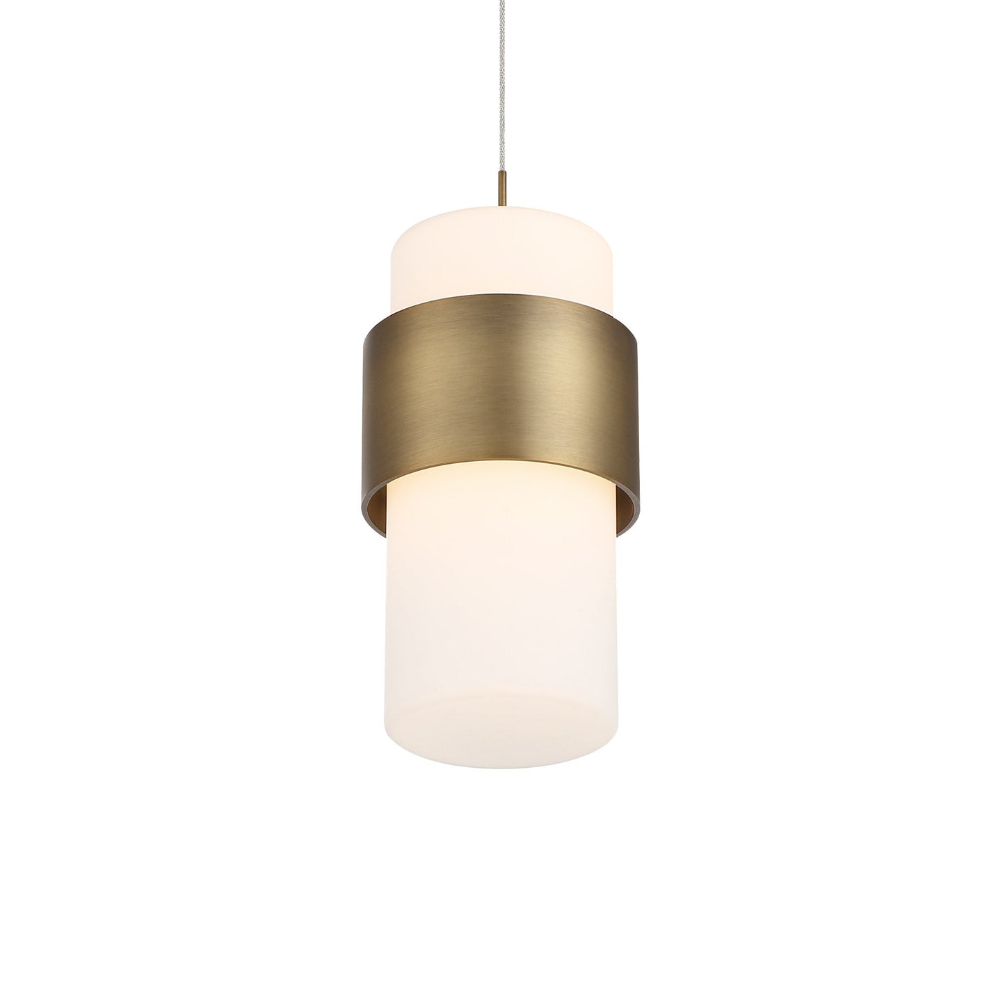 Banded LED Mini Pendant Light