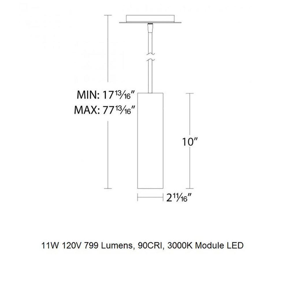 Caliber LED Indoor / Outdoor Pendant Light