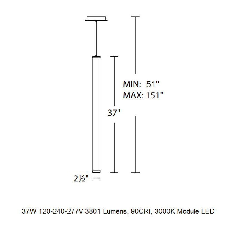 Flare LED Linear Pendant Light