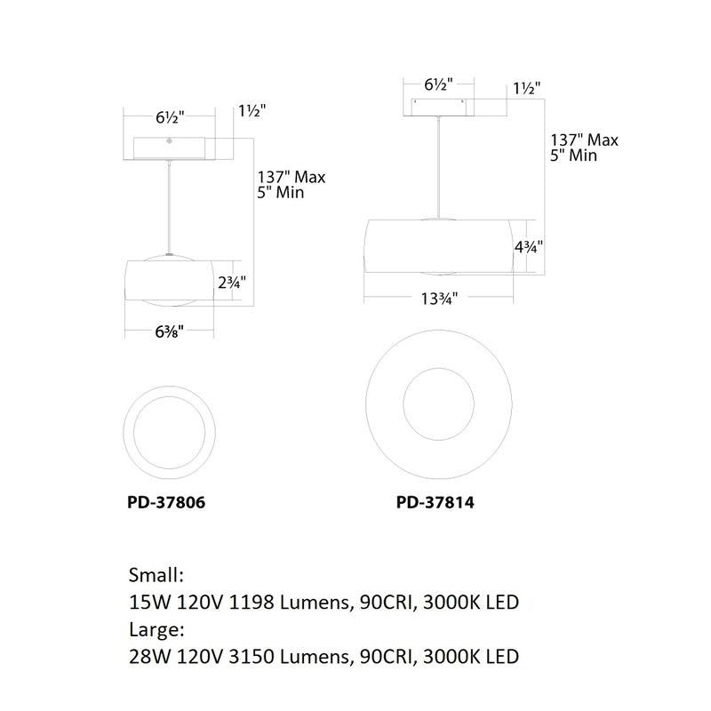 Tic Toc LED Pendant Light