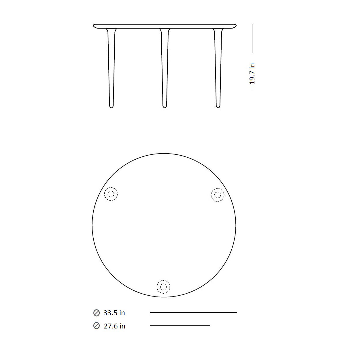 Evja Round Coffee Table