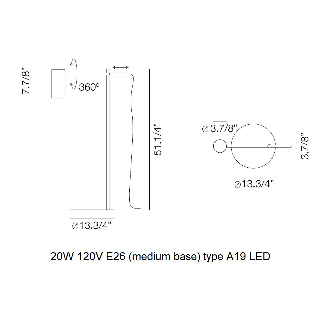 Cyls Reading Floor Lamp