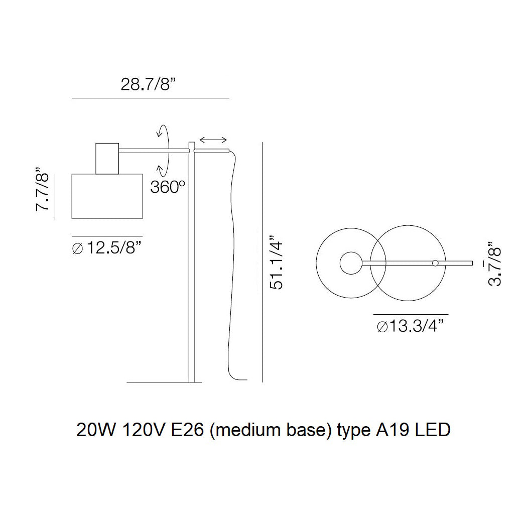 Cyls Reading Floor Lamp