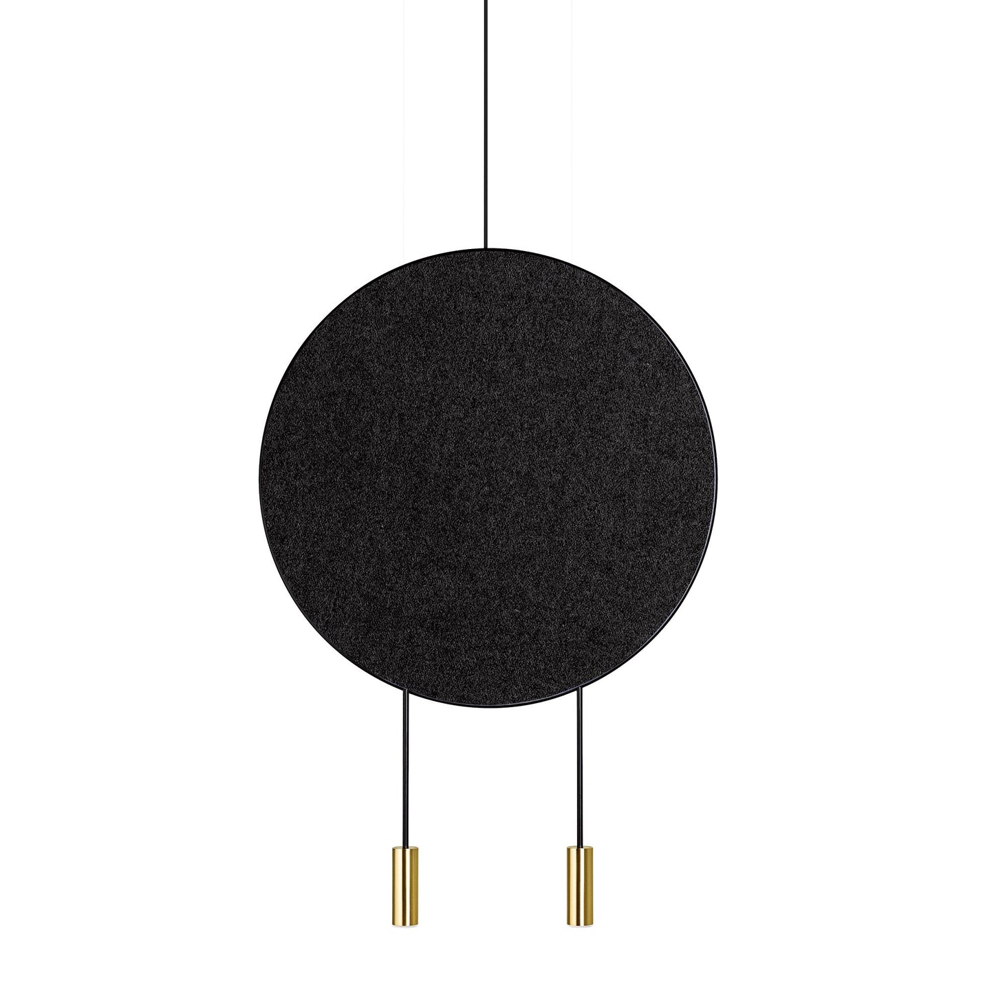 Revolta Pendant Light with Acoustic Panel