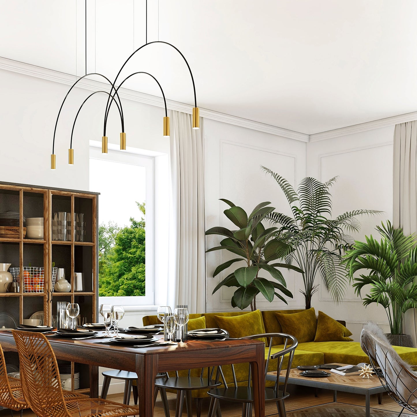 Volta Triple Pendant Light