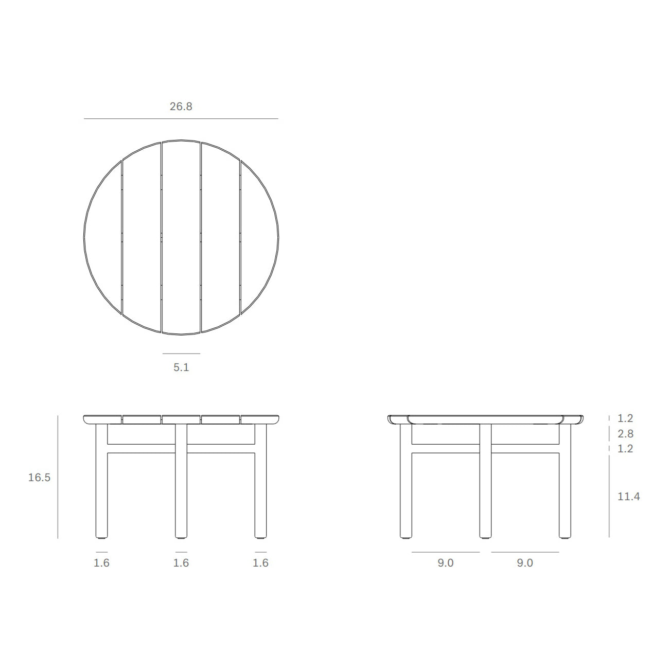 Quatro Outdoor Coffee Table