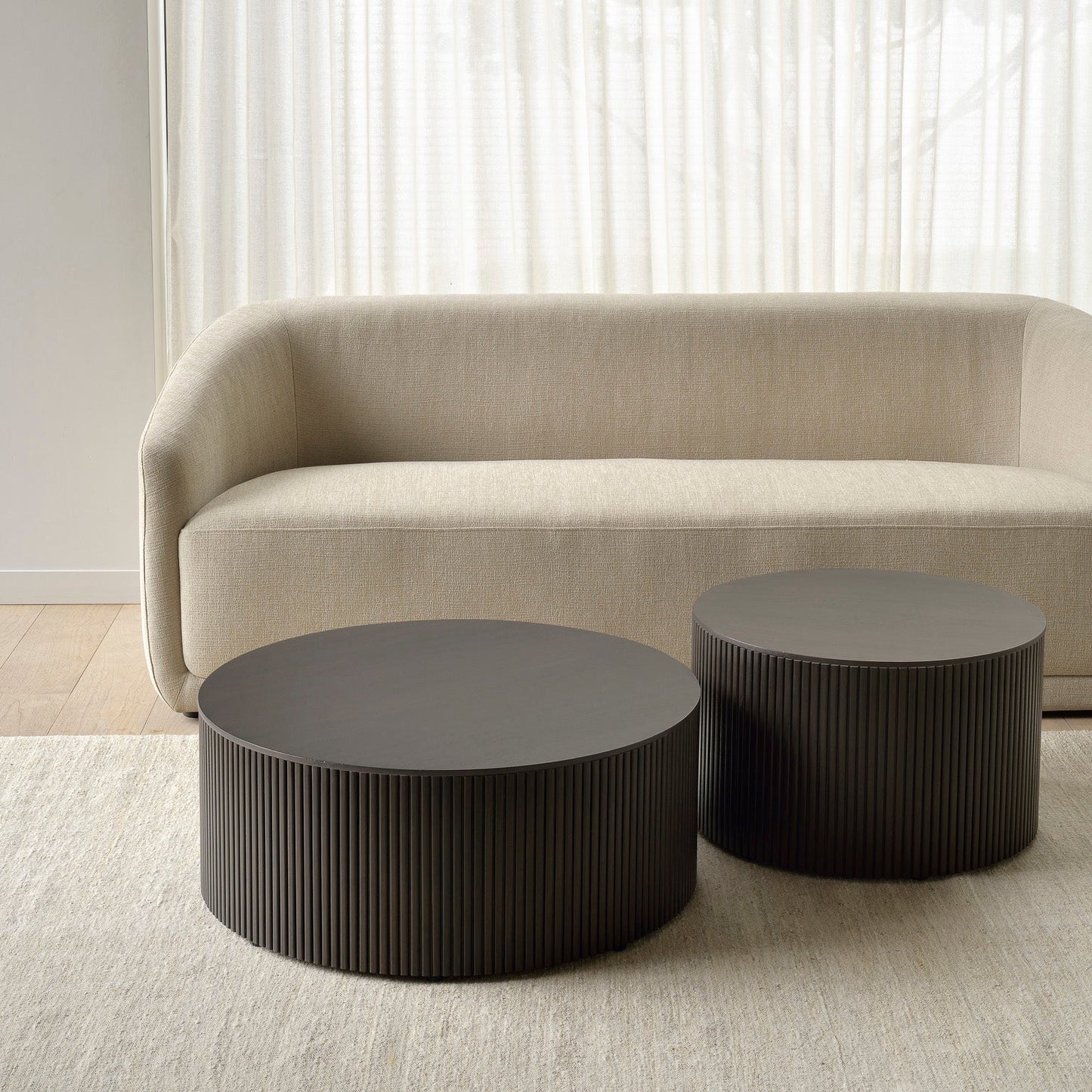 Roller Max Round Storage Coffee Table