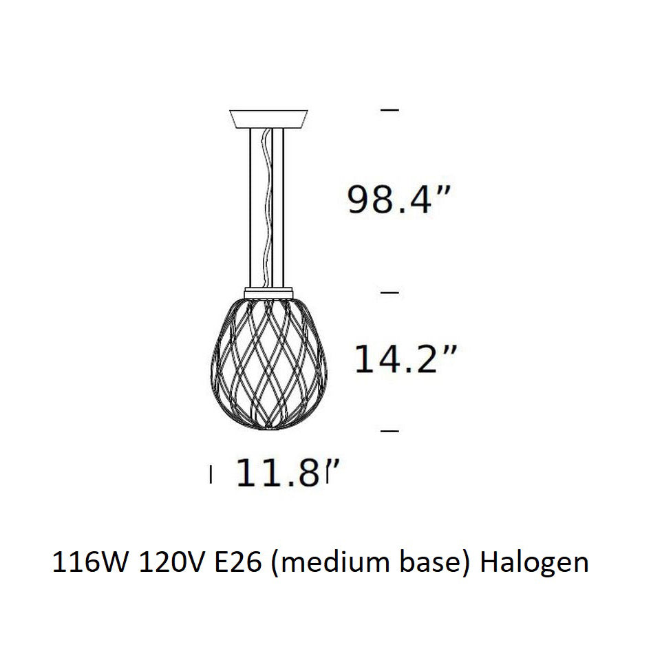 Pinecone Pendant Light