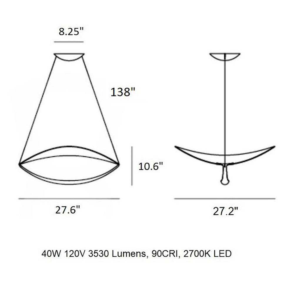 Plena LED Suspension Light