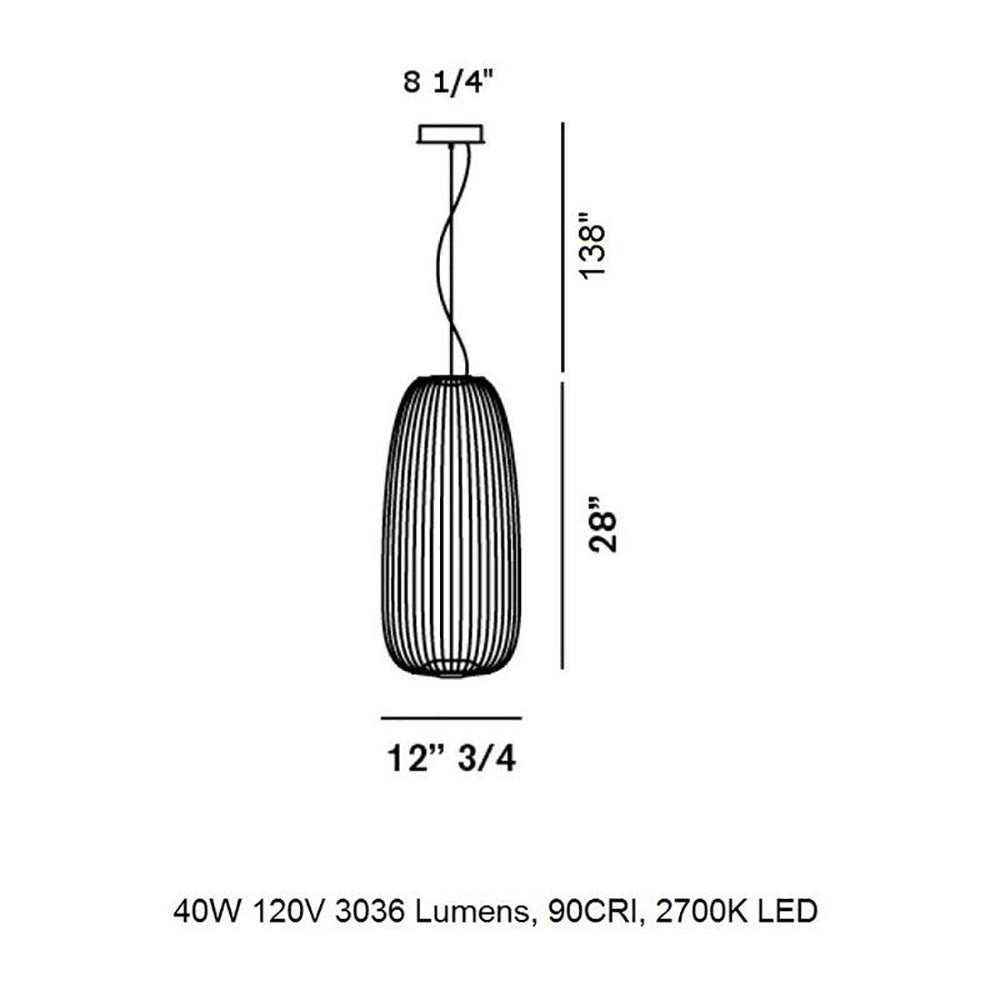 Spokes 1 Pendant Light