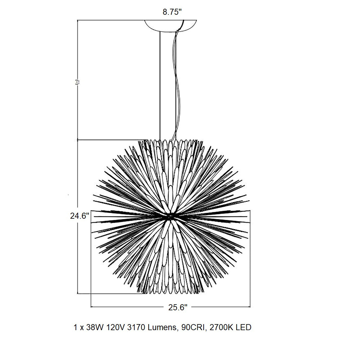 Sun Light of Love Pendant Light