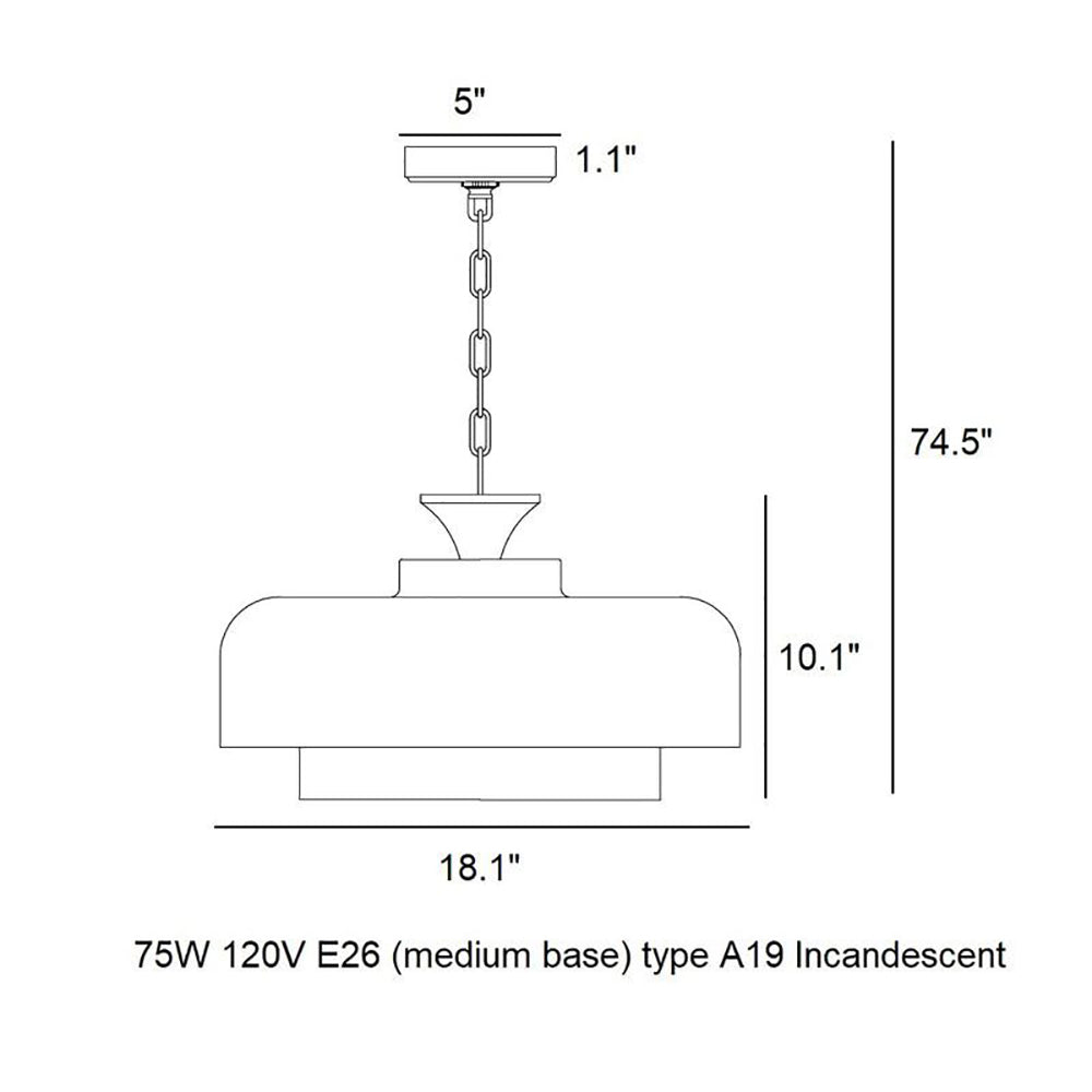 ED Ellen DeGeneres Haymarket Pendant Light