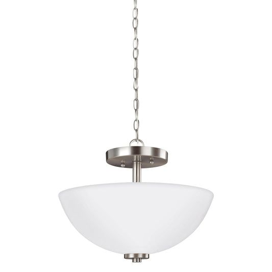 Oslo Semi-Flush Convertible Pendant Light