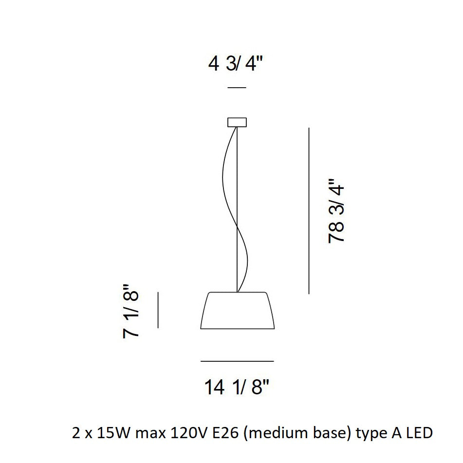 Ginger Suspension Light