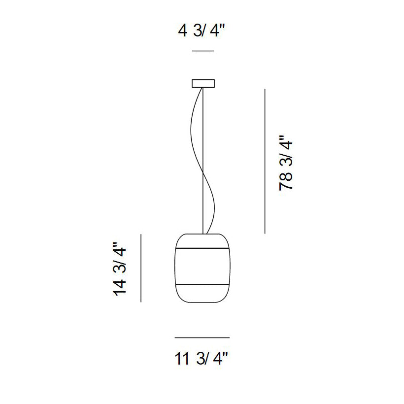 Gong Suspension Light