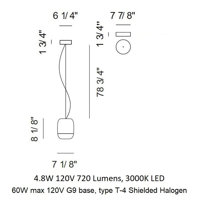 Gong Suspension Light