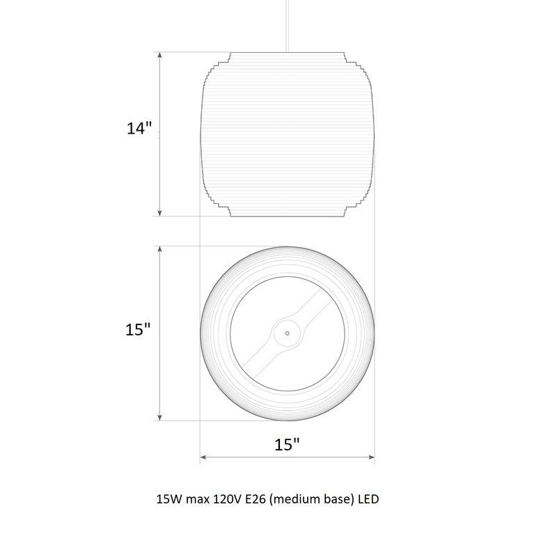 Ausi Scraplight Pendant Light