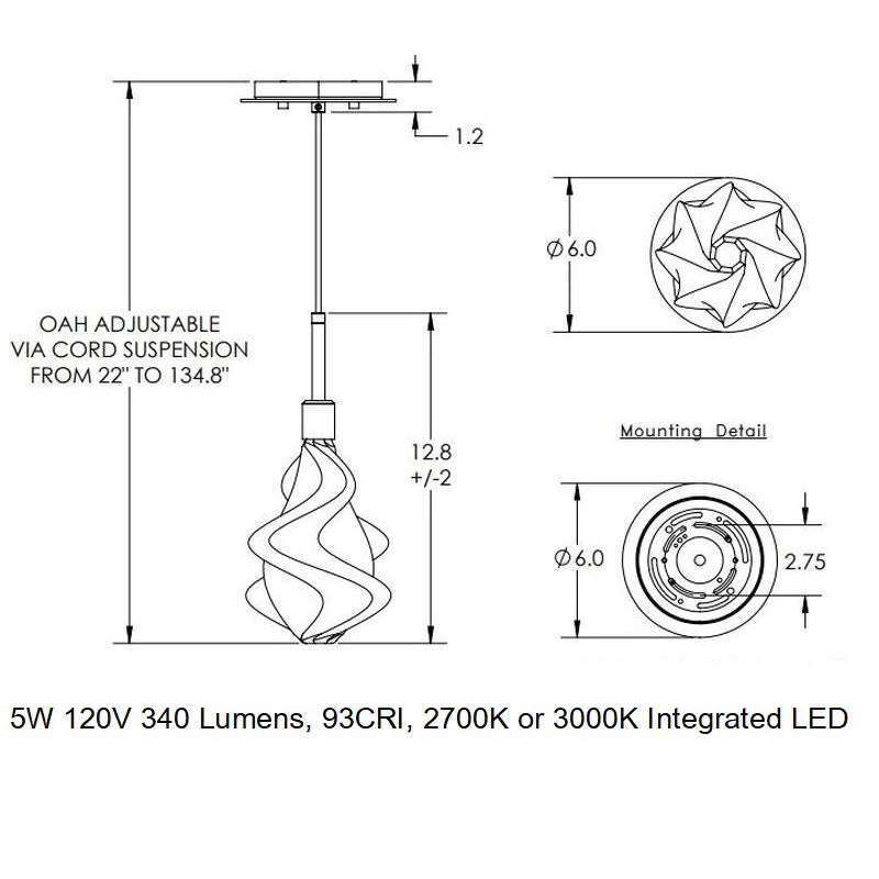 Blossom Single Pendant Light