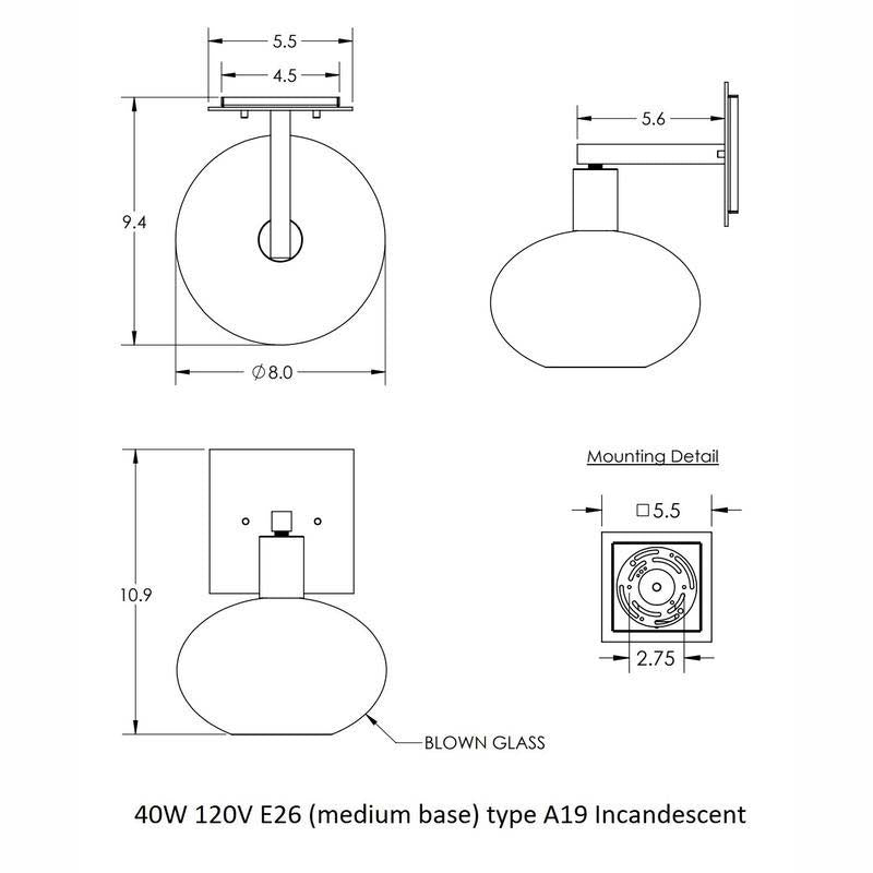 Coppa Wall Sconce