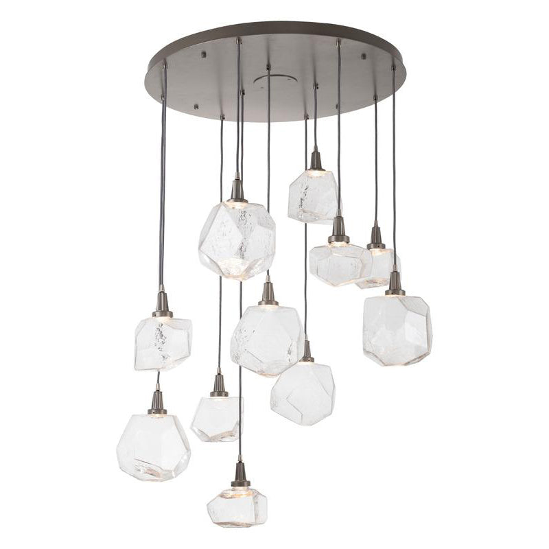 Gem L Round Multi-Light Pendant Light