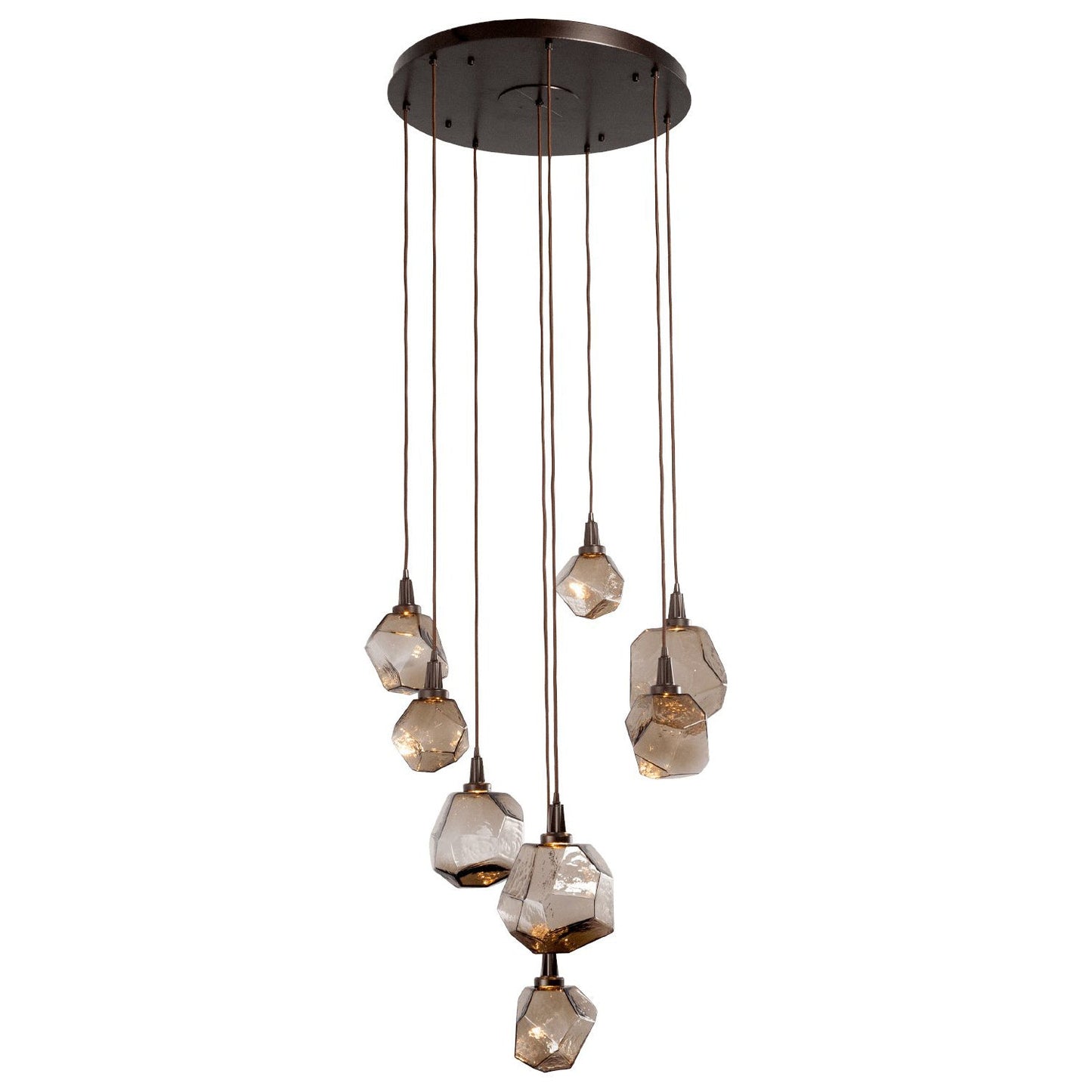 Gem L Round Multi-Light Pendant Light