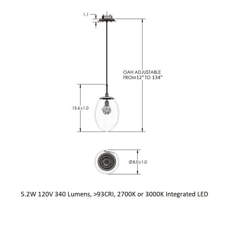 Meteo LED Pendant Light