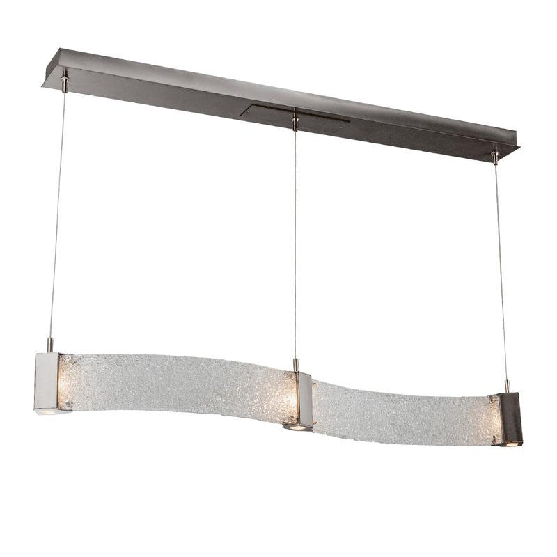 Parallel Curved Linear Suspension Light