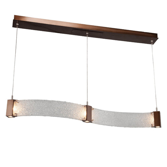 Parallel Curved Linear Suspension Light