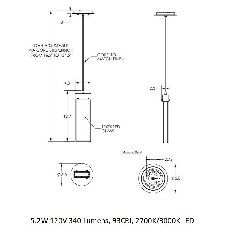 Parallel Pendant Light