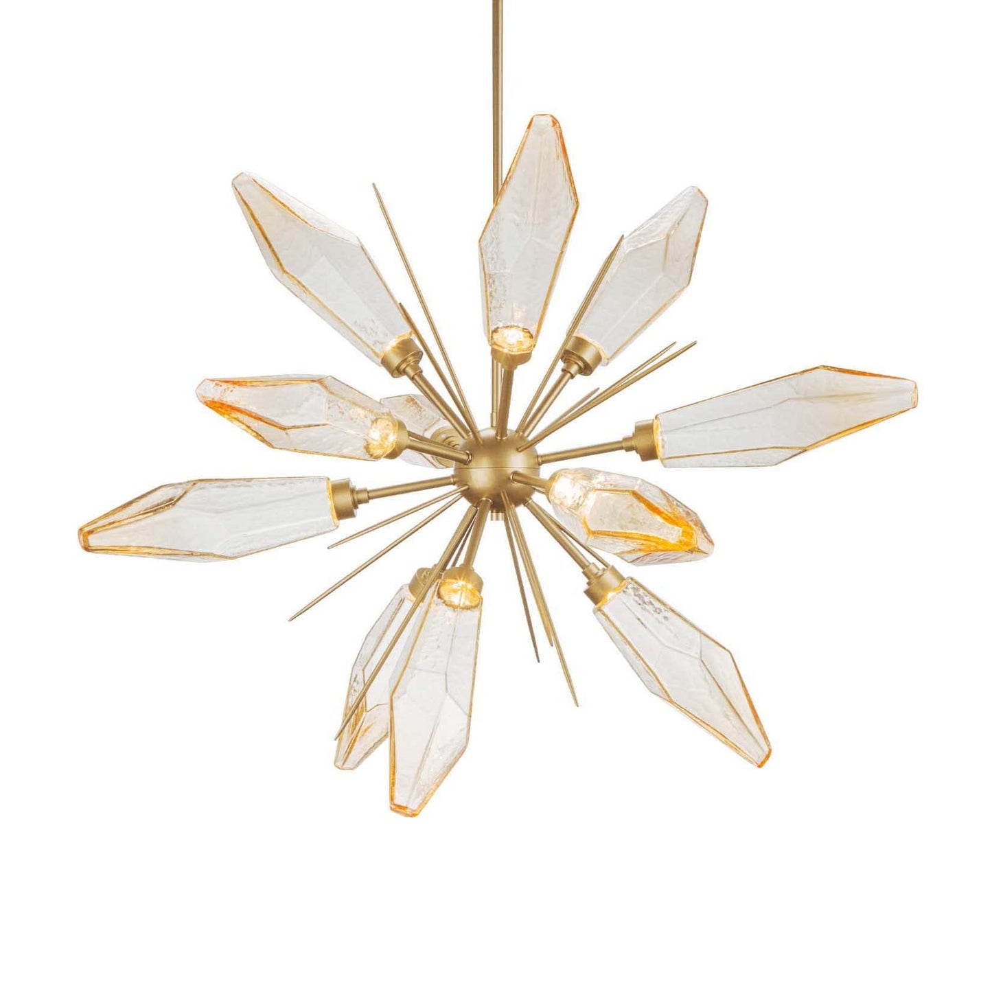 Rock Crystal Starburst Chandelier