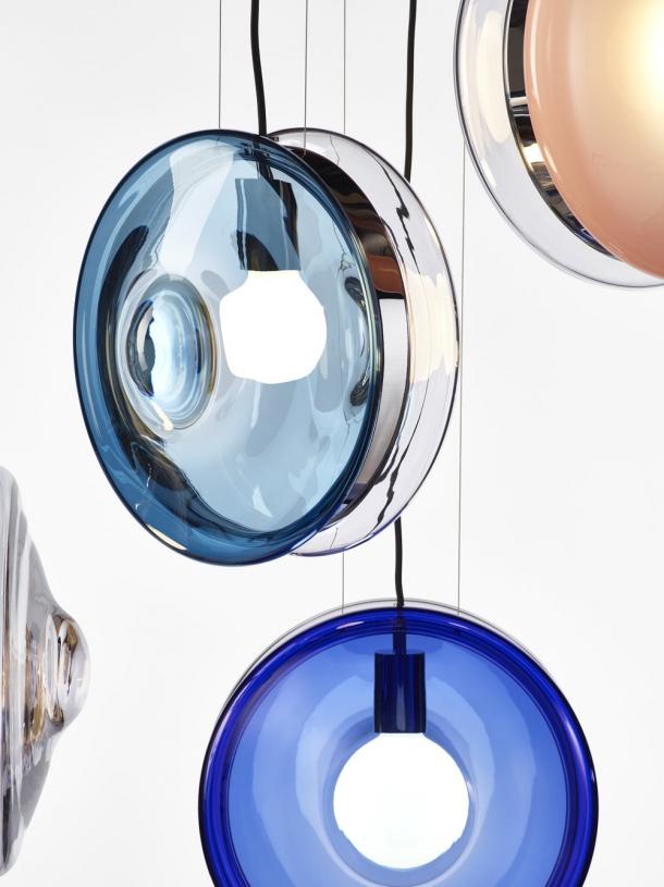  Kerra Glass Contemporary Pendant Light 