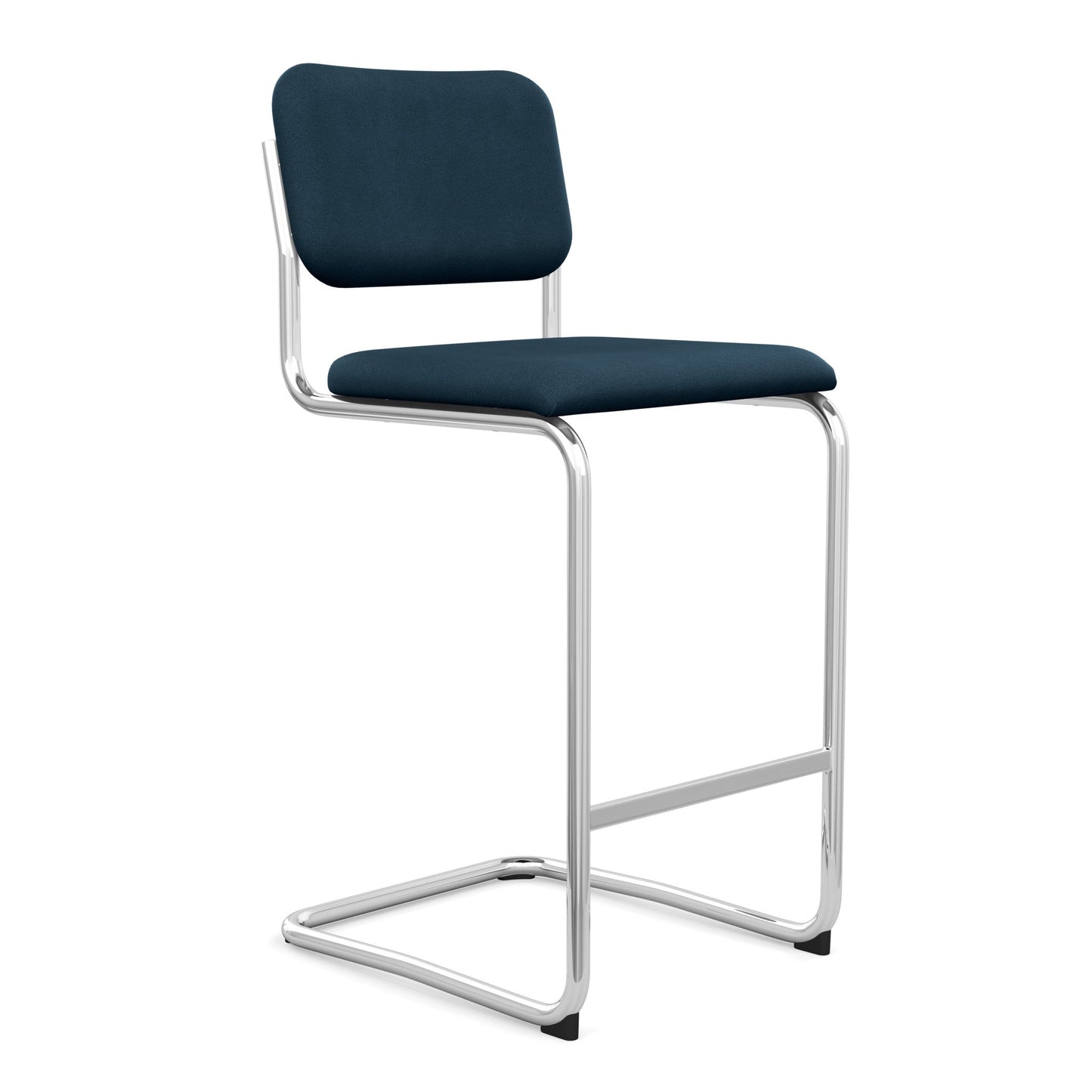 Cesca Stool with Upholstered Seat and Back