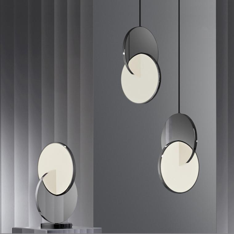 Oska Mirror Glass Pendant Light