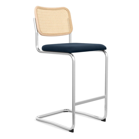 Cesca Stool with Upholstered Seat