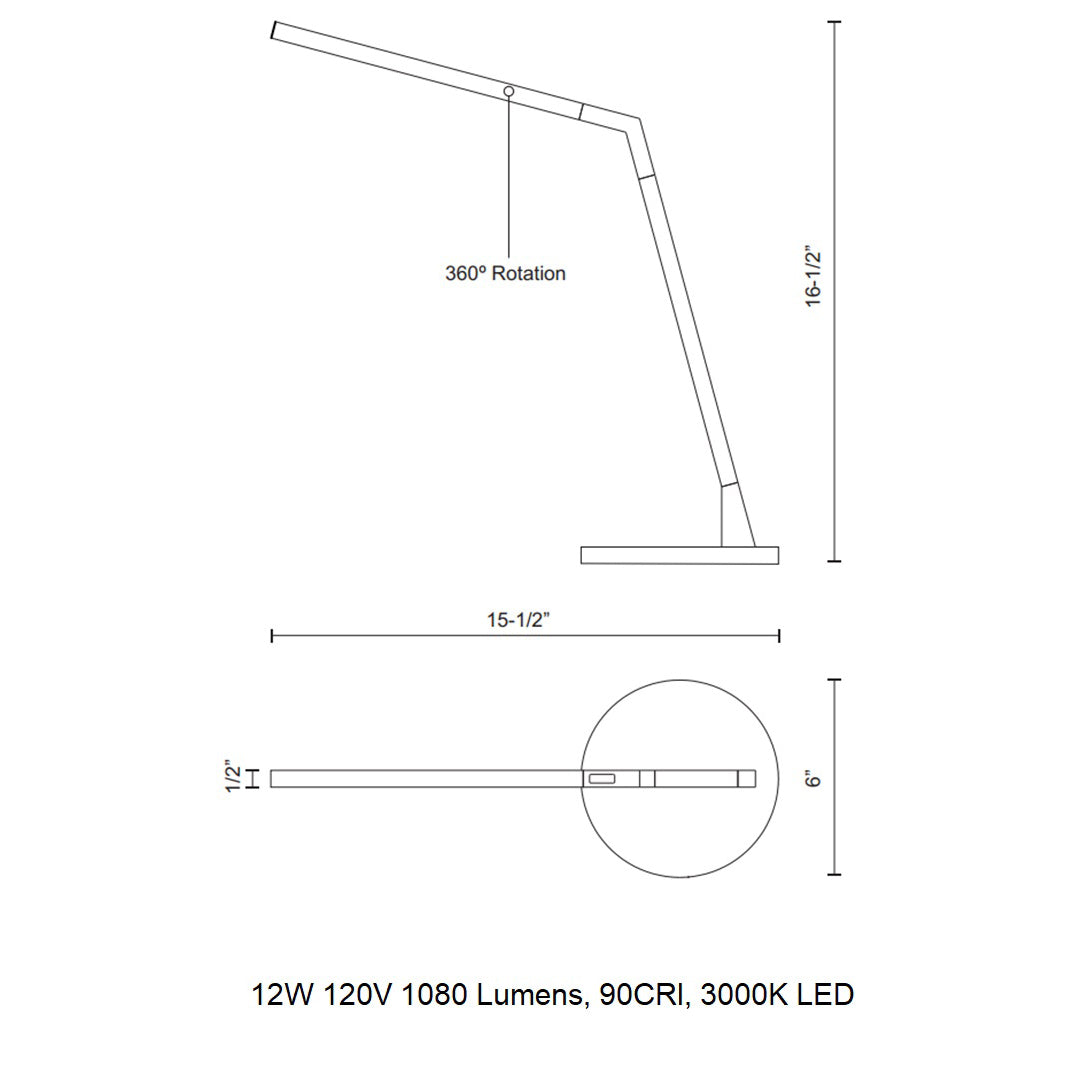 Miter Table Lamp