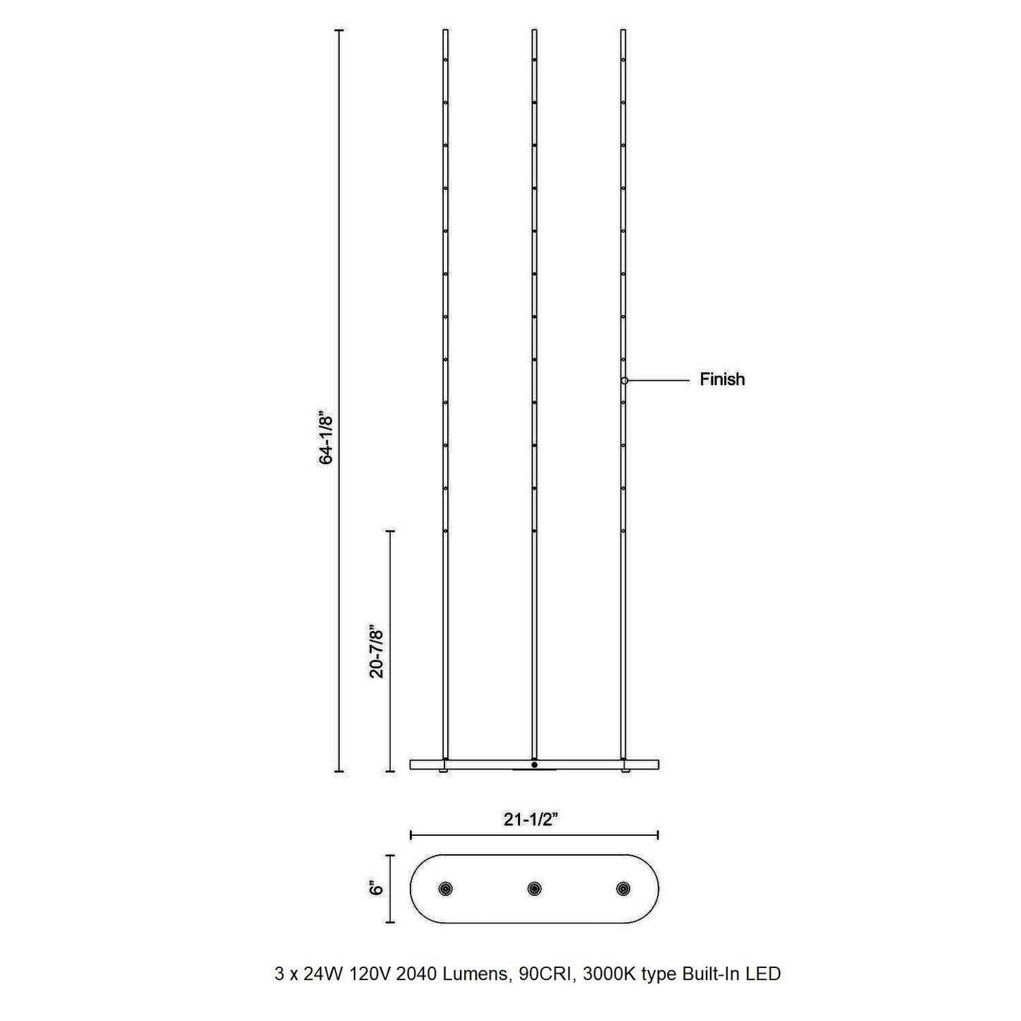 Reeds Floor Lamp