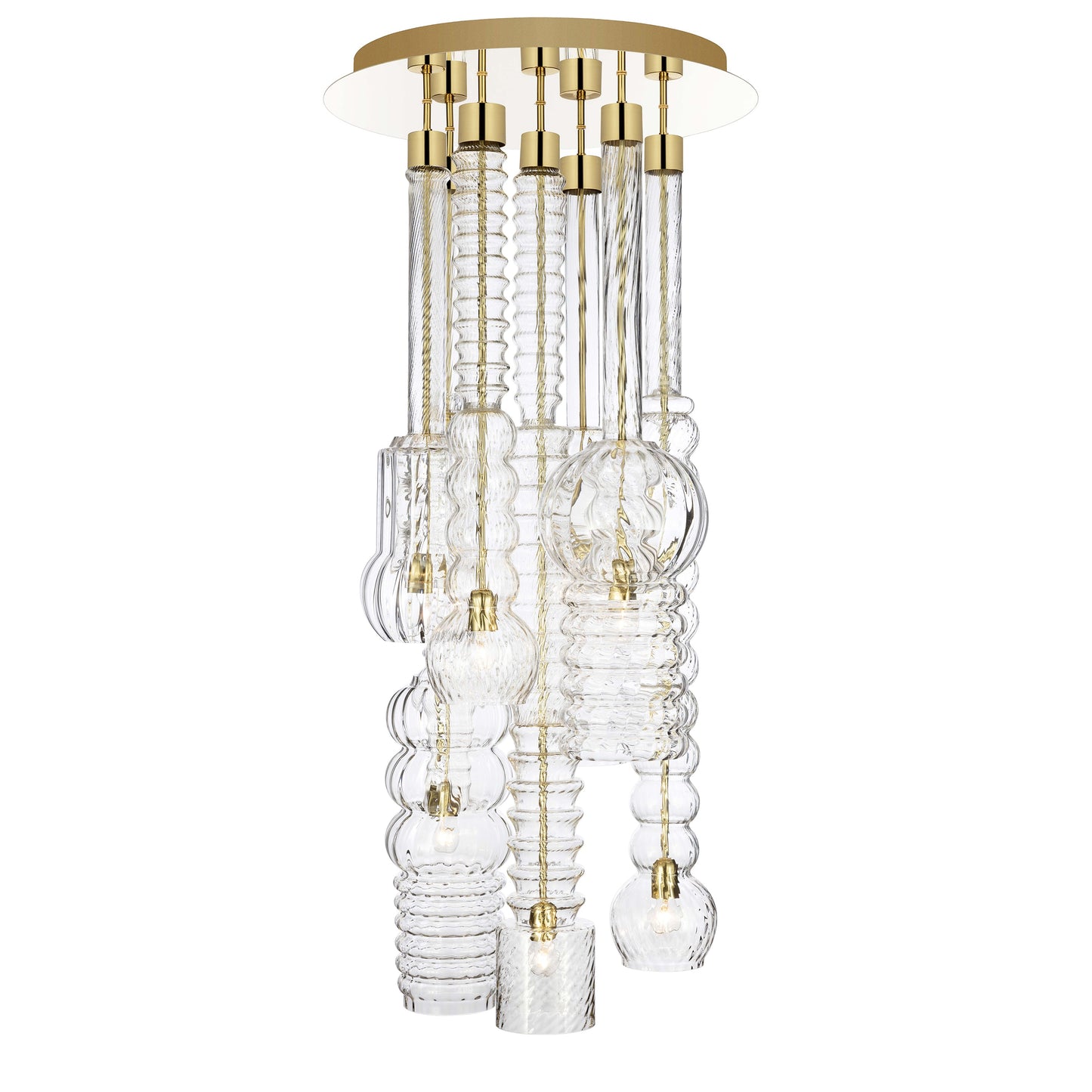 Praha Sculpture Cluster Pendant Light