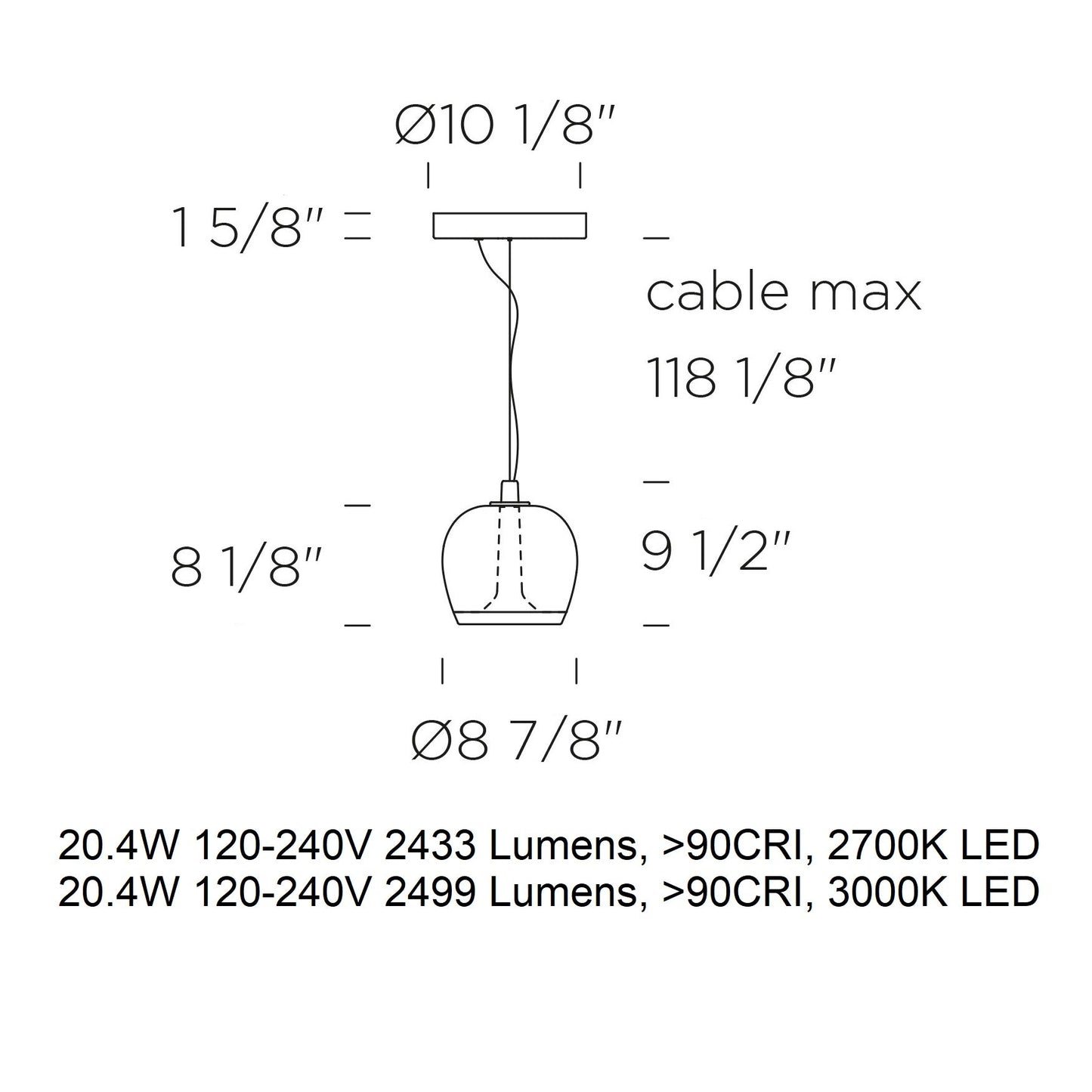 Aurelia LED Pendant Light