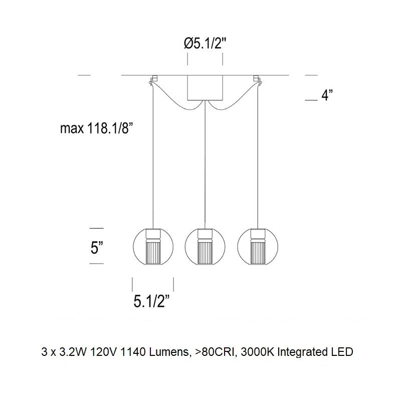 Fairy Multipoint Pendant Light