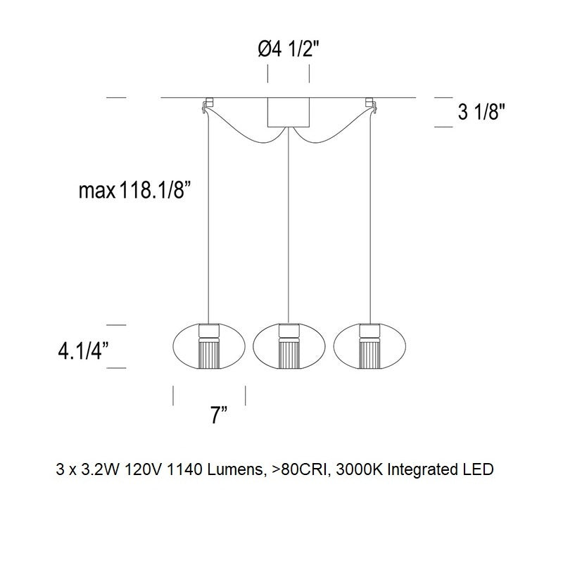 Fairy Multipoint Pendant Light