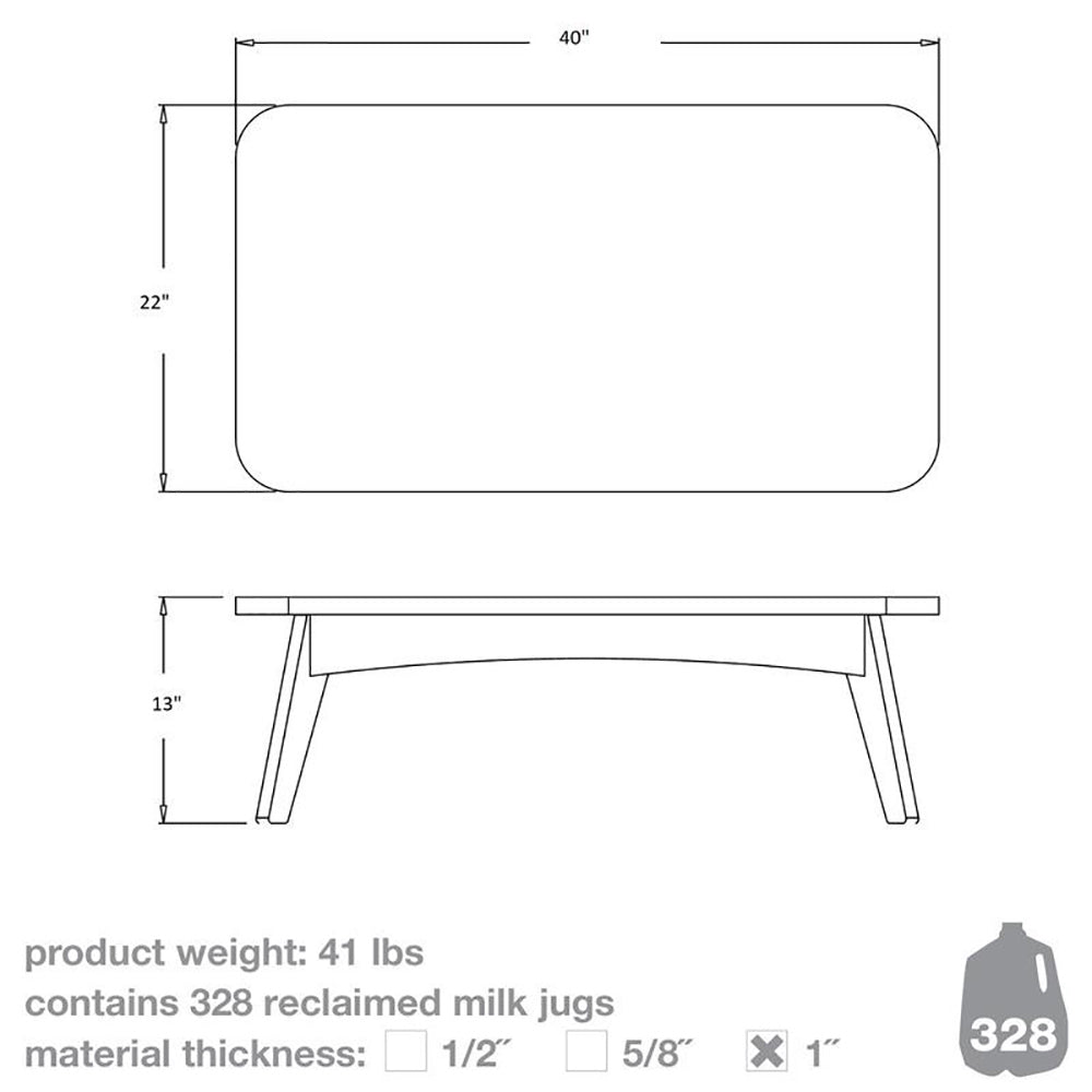 Satellite Rectangular Cocktail Table