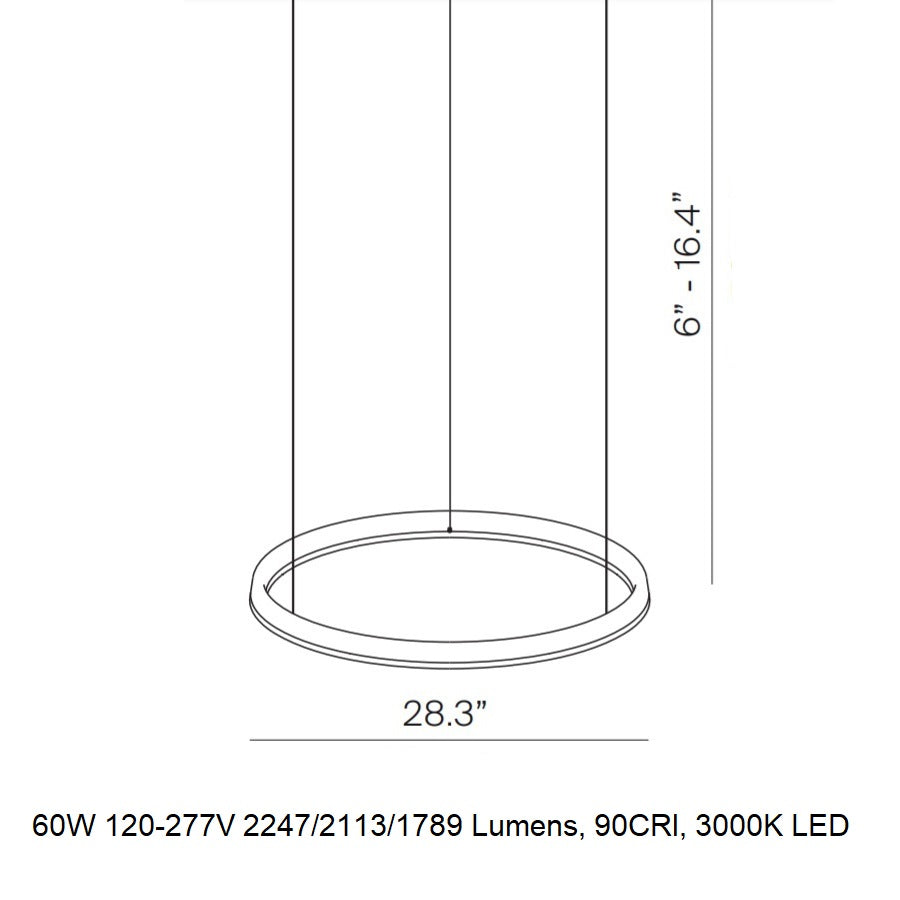 Compendium Circle Pendant Light