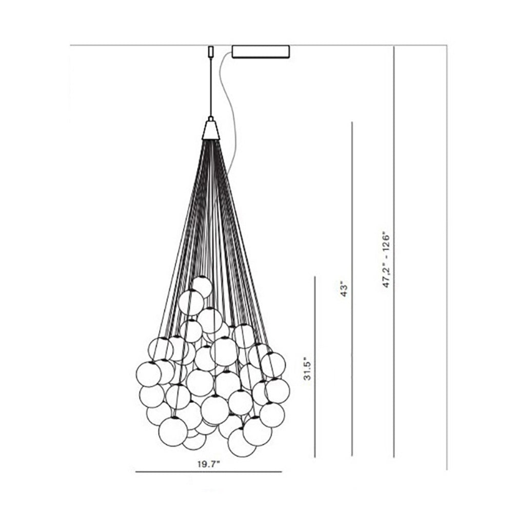 Stochastic Pendant Light